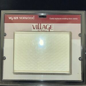 Village By Nutone Door Chime Doorbell VG-123 Vintage